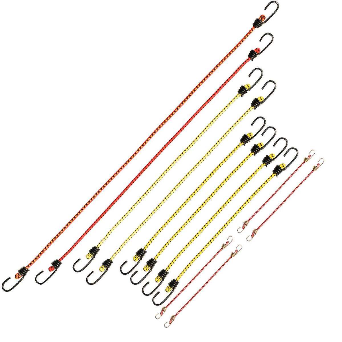 Keeper 12-Piece Multi Pack Bungee Cords