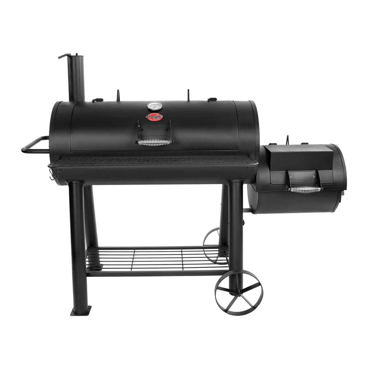Char-Griller Competition Pro Offset Smoker Charcoal Grill - Black