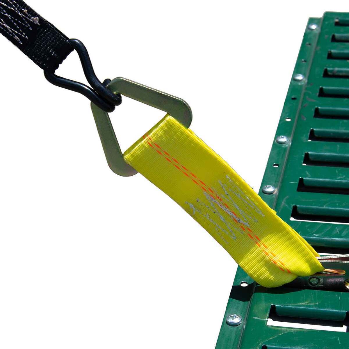 Keeper 7 inch E-Track Tie-off with Stamped D-Ring