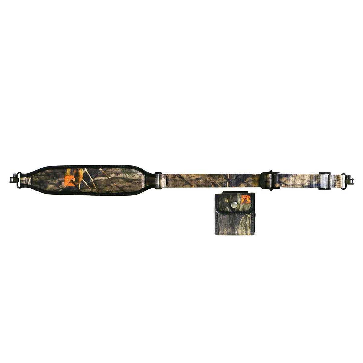 Bandera Maverick Padded Nylon Sling with Ammo Case - Mossy Oak Country DNA