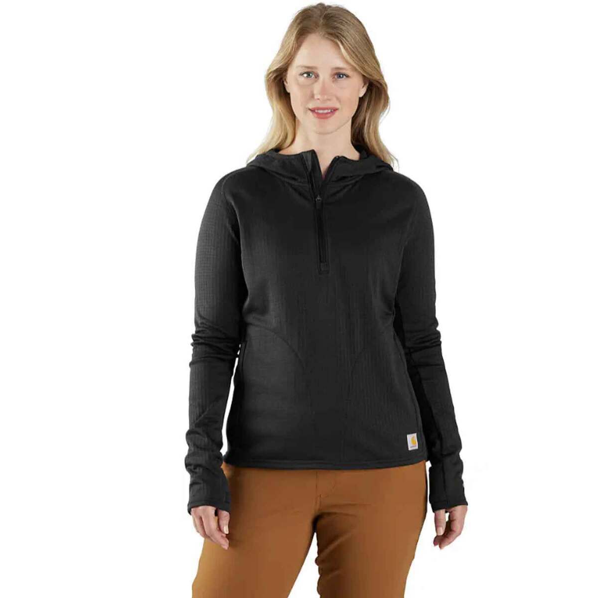 Carhartt Women's Force Relaxed Fit Hooded Long Sleeve Work Shirt