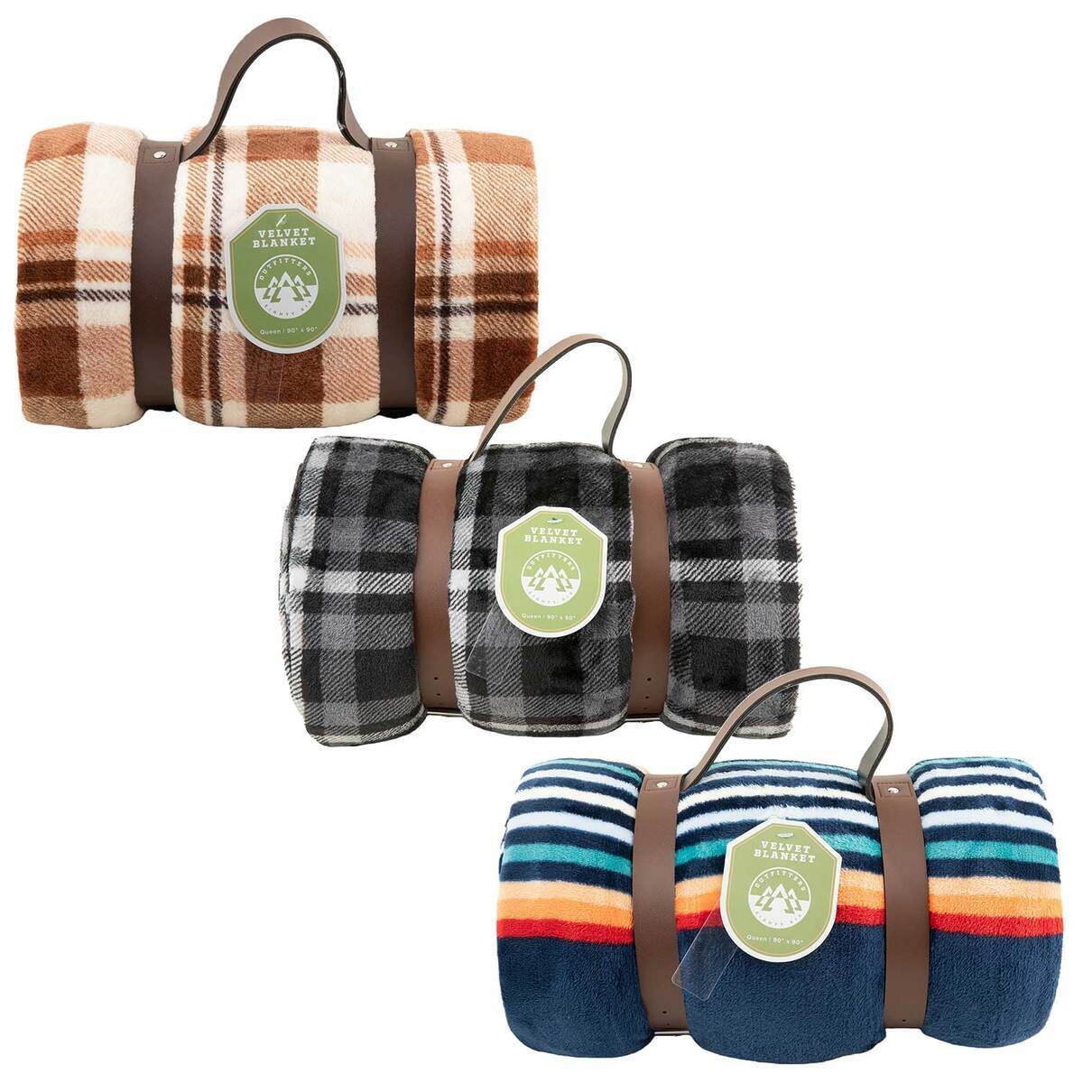 Outfitters Eighty Six Holiday Blanket - 90in x 90in - Assorted