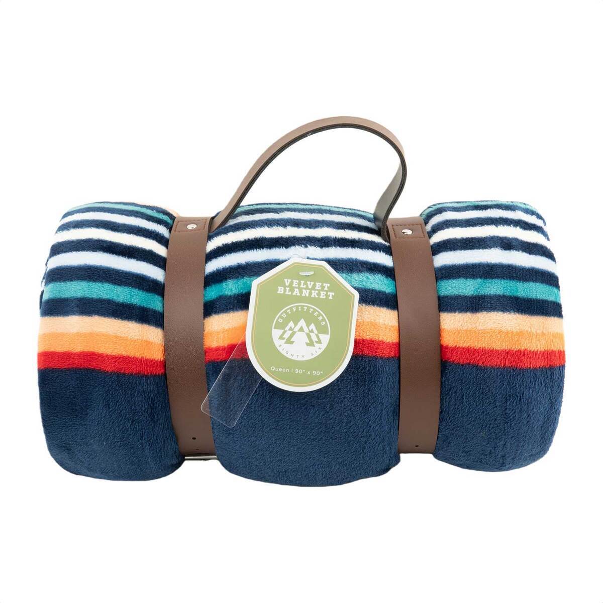 Outfitters Eighty Six Holiday Blanket - 90in x 90in - Assorted 4 Outfitters Eighty Six Holiday Blanket - 90in x 90in - Assorted