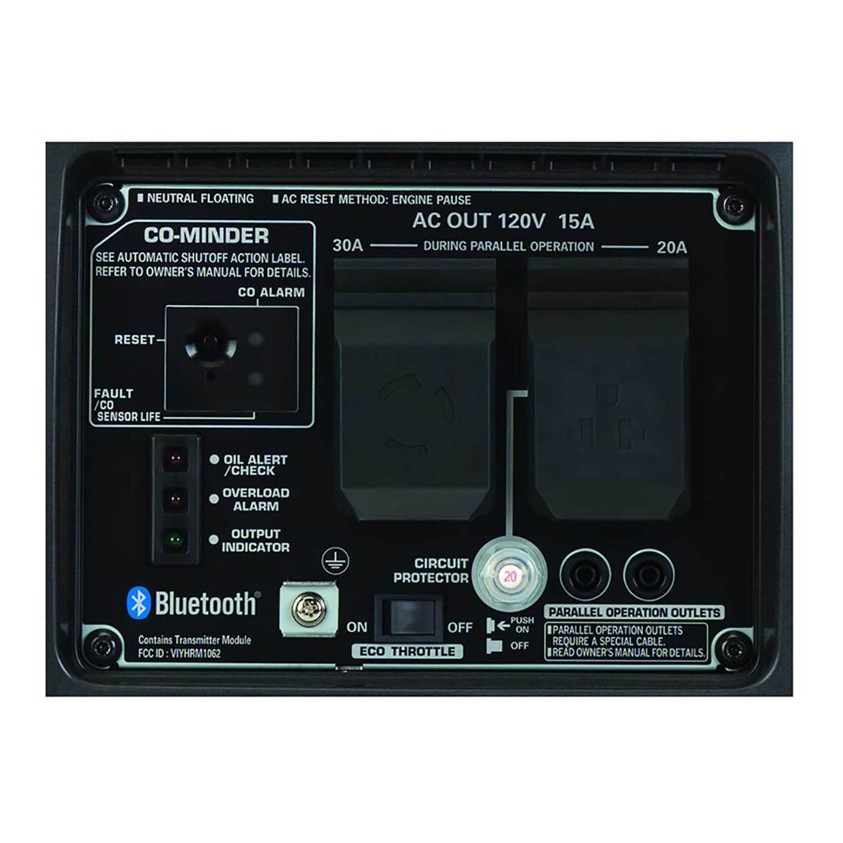 Honda EU2200i Companion 2200/1800 Watts Inverter Generator - 49 State 4 Honda EU2200i Companion 2200/1800 Watts Inverter Generator - 49 State