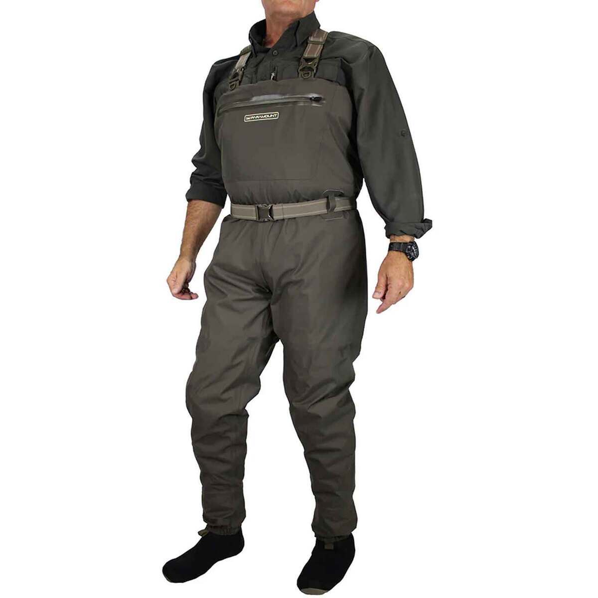 Paramount Outfitters Men's Stonefly Breathable Chest Stockingfoot Fishing Waders