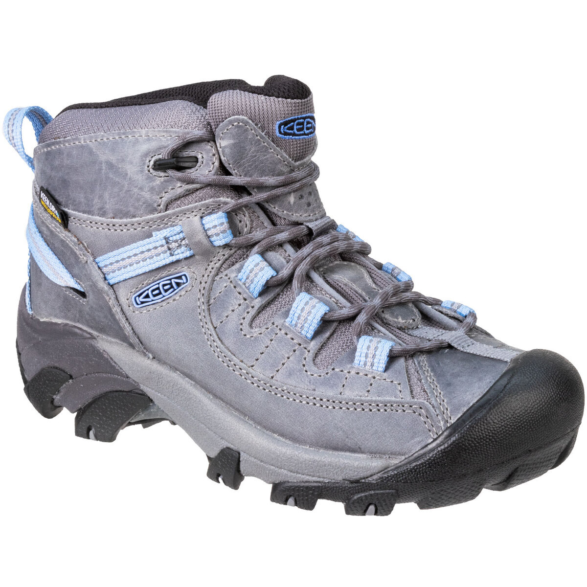 KEEN Women's Targhee II Waterproof Mid Hiking Boots - Steel - Size 7