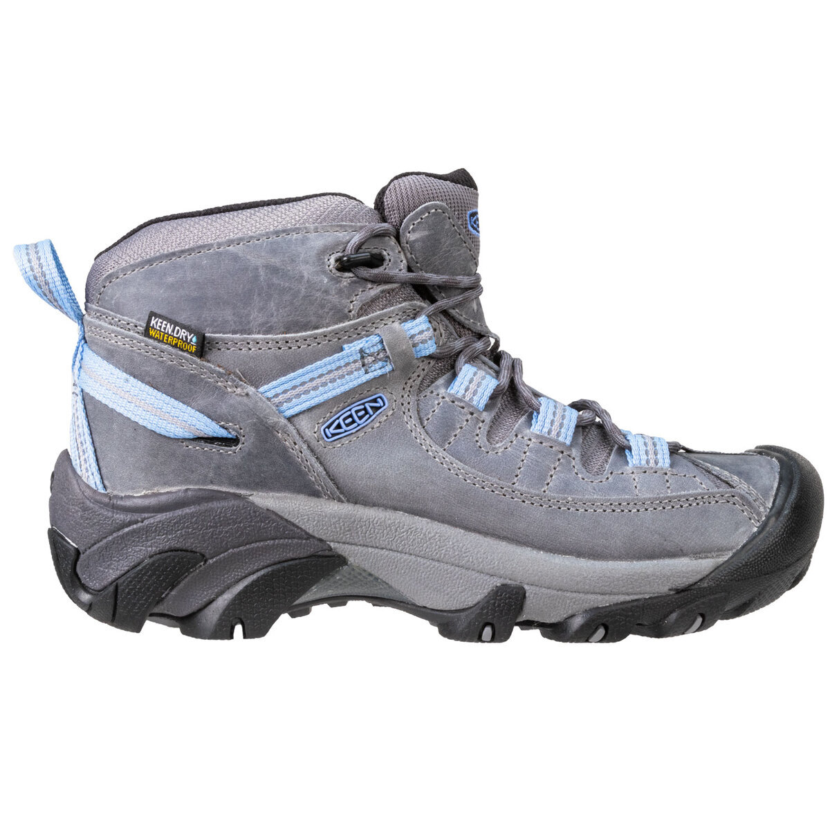 KEEN Women's Targhee II Waterproof Mid Hiking Boots - Steel - Size 7 5 KEEN Women's Targhee II Waterproof Mid Hiking Boots - Steel - Size 7