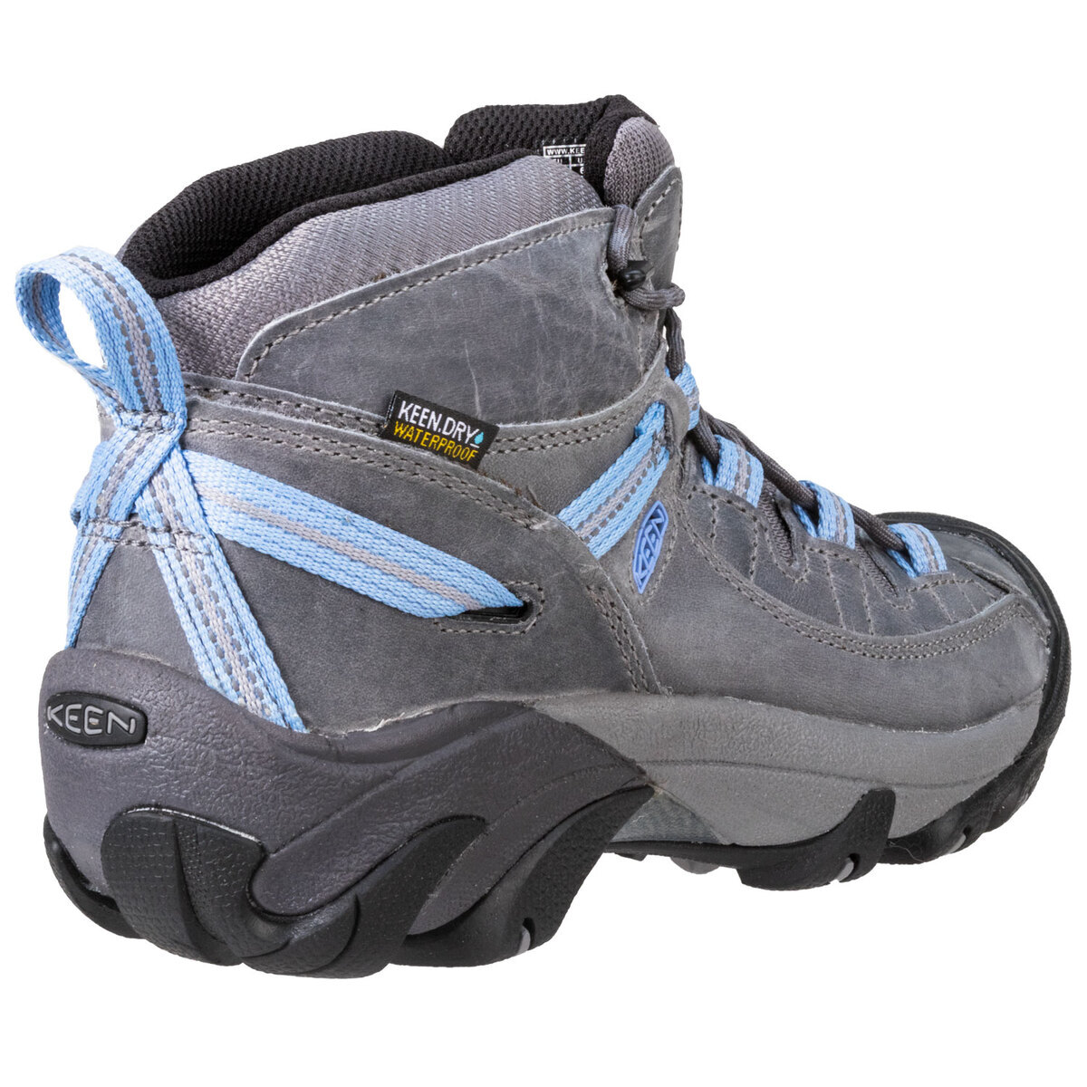 KEEN Women's Targhee II Waterproof Mid Hiking Boots - Steel - Size 7 6 KEEN Women's Targhee II Waterproof Mid Hiking Boots - Steel - Size 7