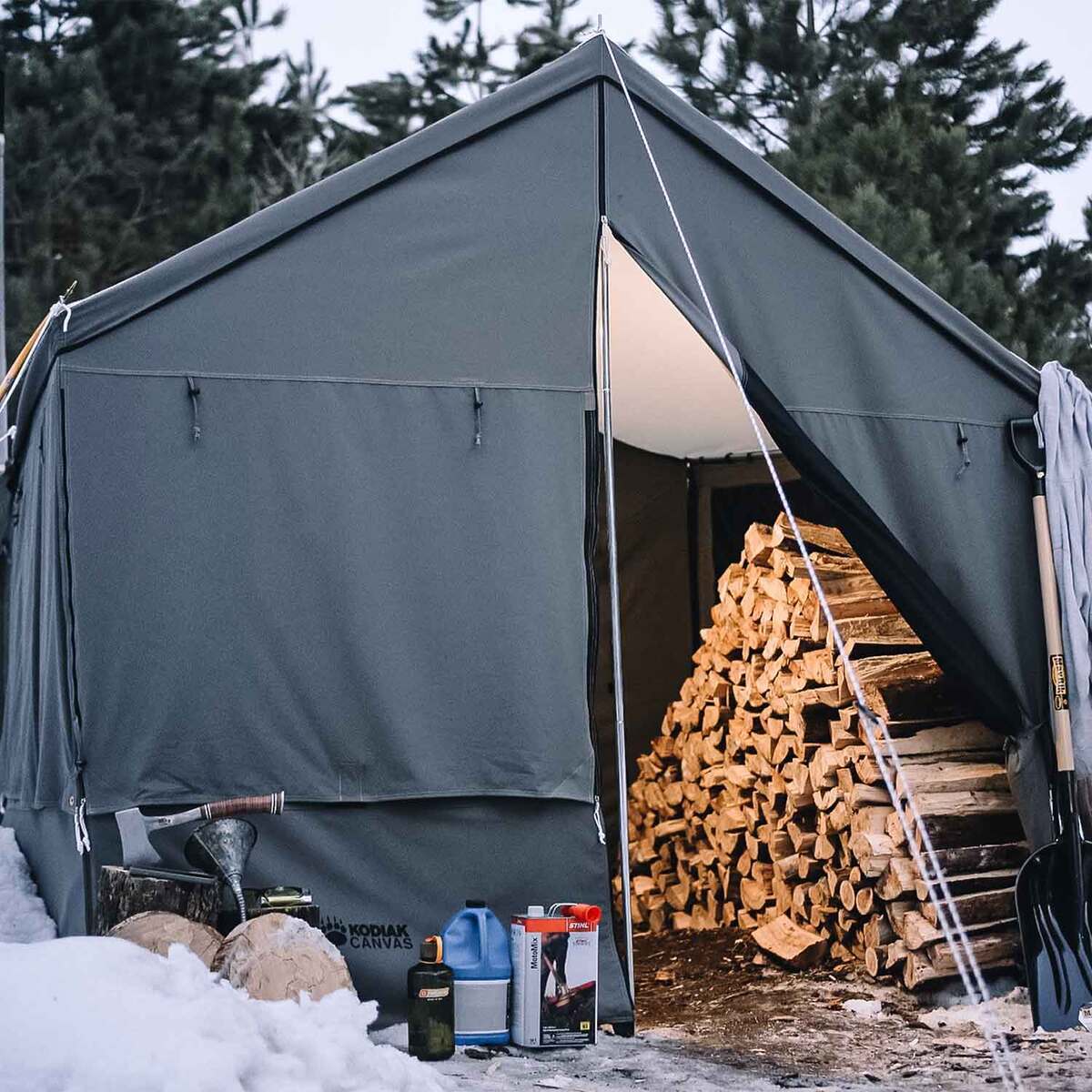 Kodiak Canvas Cabin Lodge Enclosed Awning 5 Kodiak Canvas Cabin Lodge Enclosed Awning