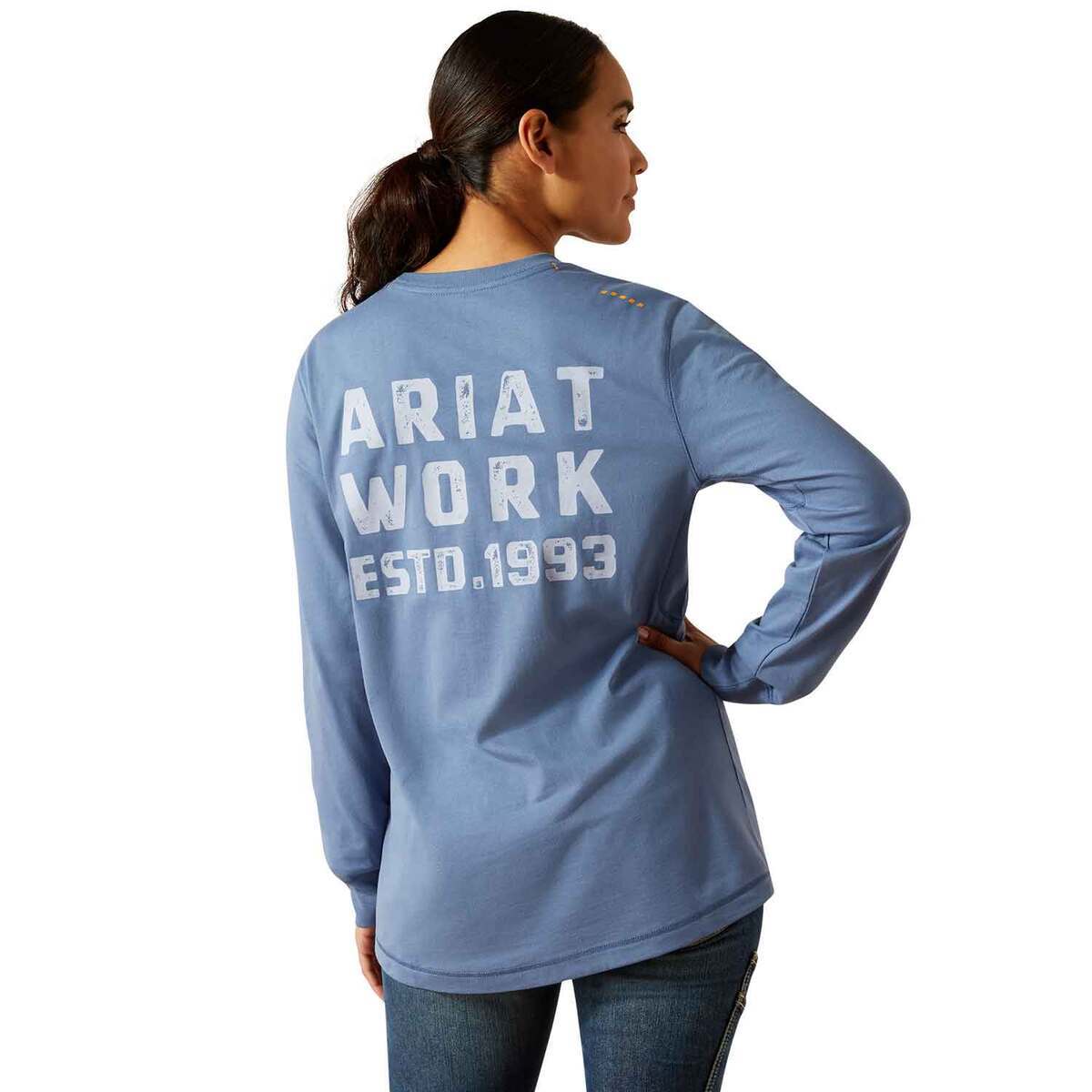 Ariat Women's Rebar Workman EST 1993 Long Sleeve Work Shirt