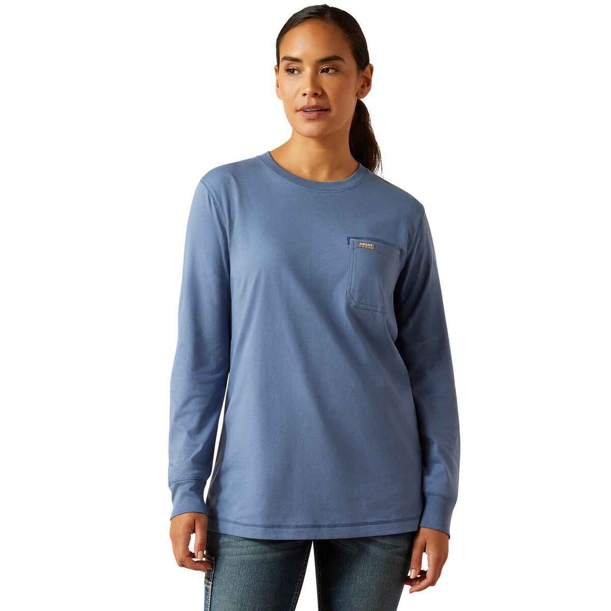 Ariat Women's Rebar Workman EST 1993 Long Sleeve Work Shirt