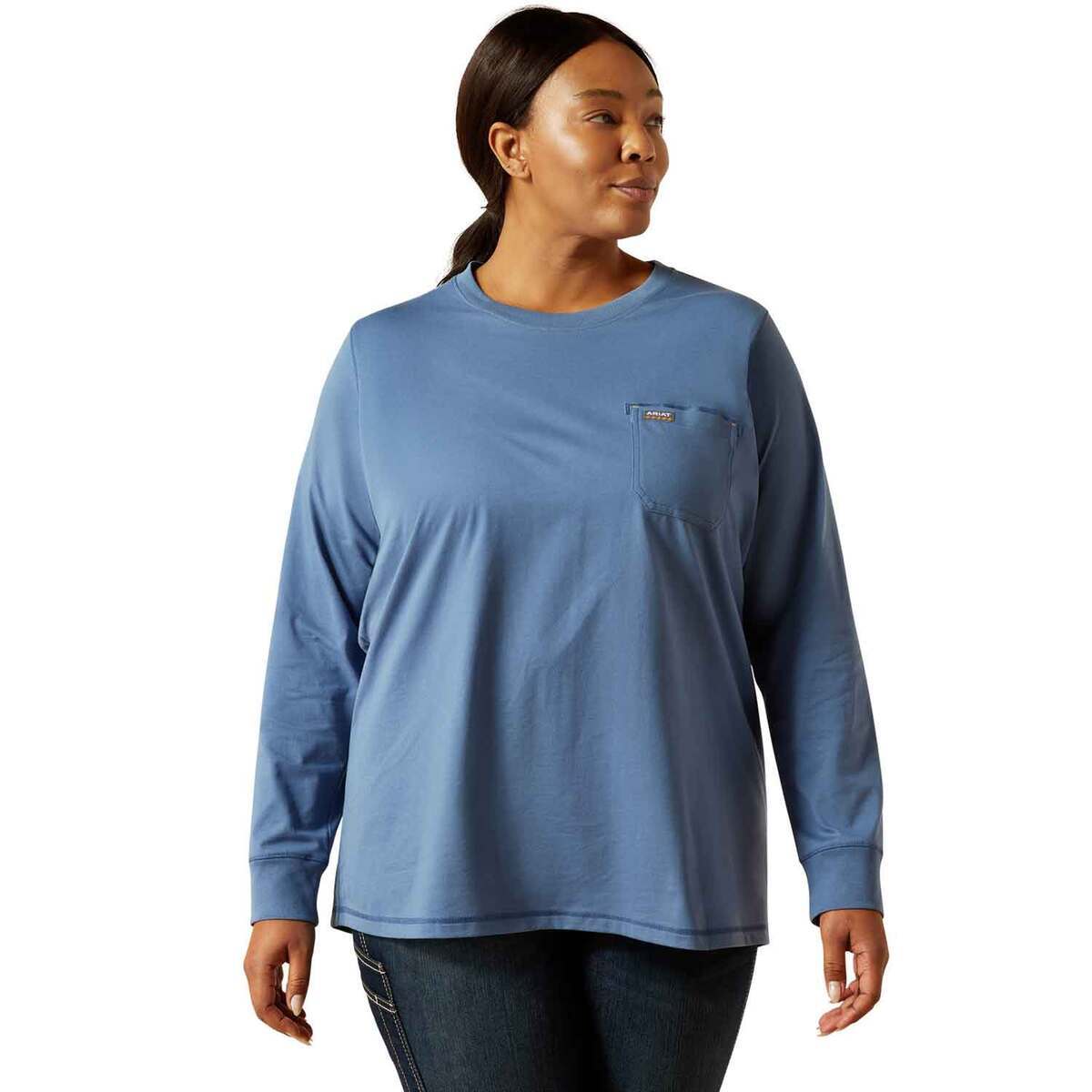 Ariat Women's Rebar Workman EST 1993 Long Sleeve Work Shirt 4 Ariat Women's Rebar Workman EST 1993 Long Sleeve Work Shirt