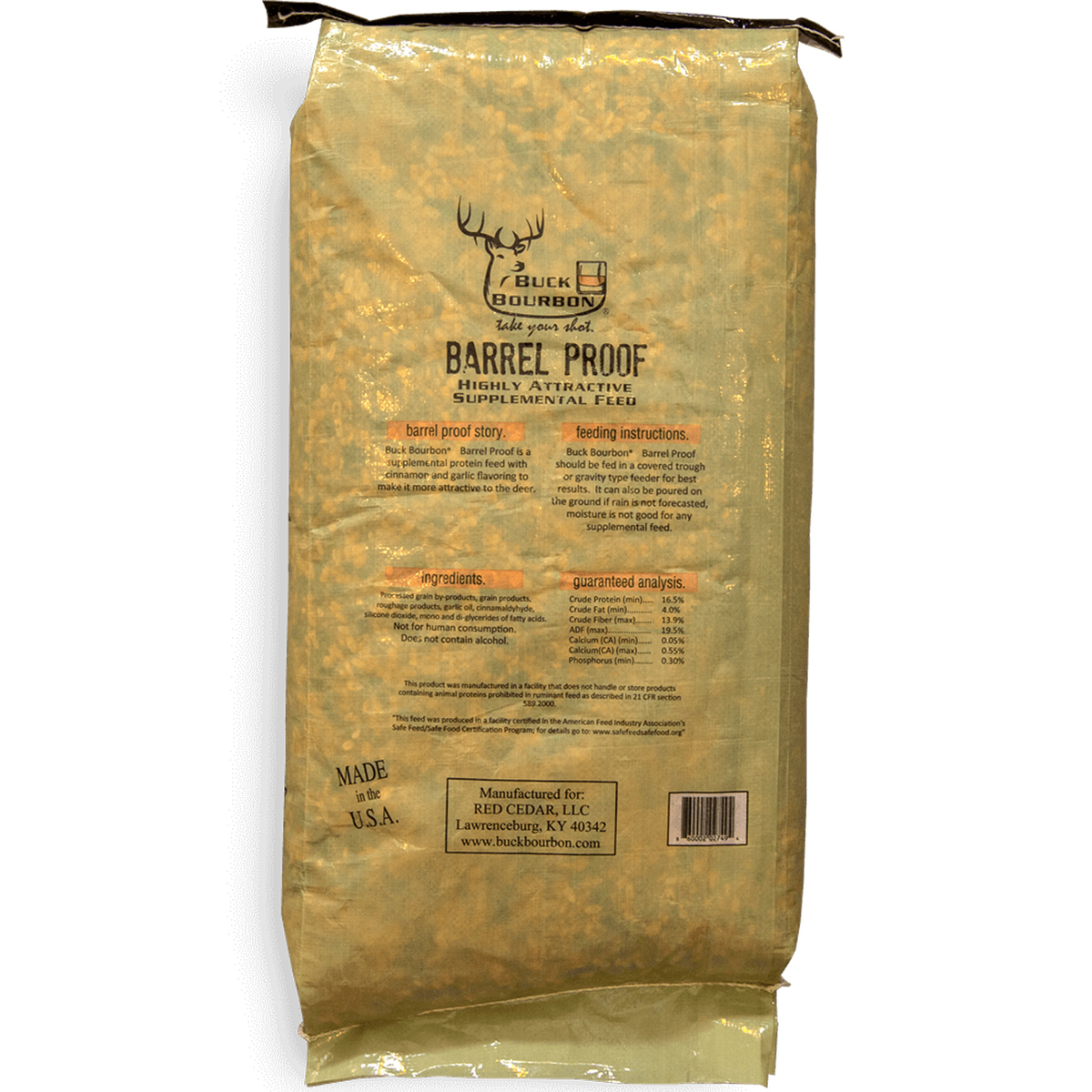 Buck Bourbon Barrell Proof Cinnamon & Garlic Deer Attractant