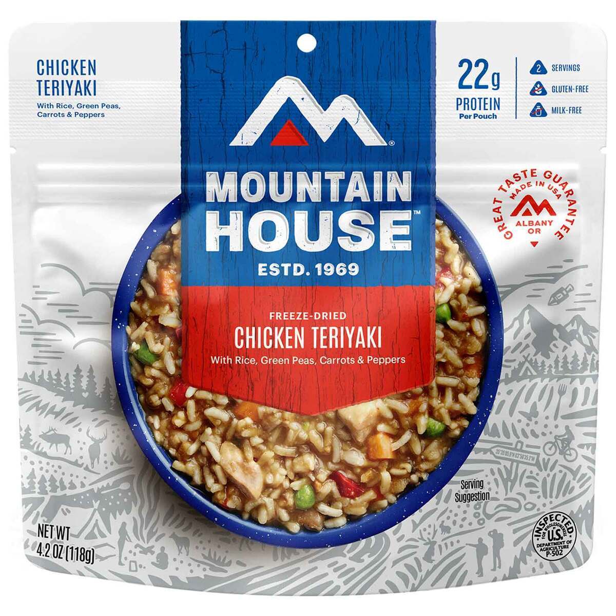 Mountain House Chicken Teriyaki with Rice - 2 Servings