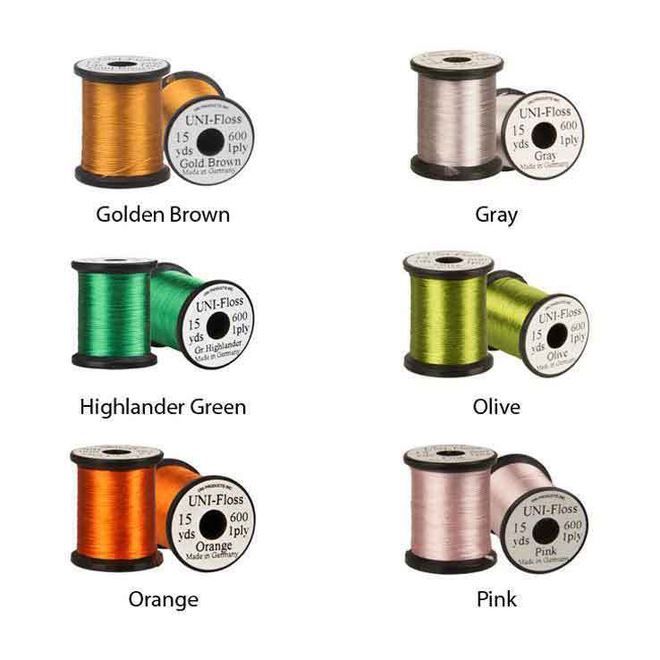 Uni Products Uni-Floss Fly Tying Thread 5 Uni Products Uni-Floss Fly Tying Thread