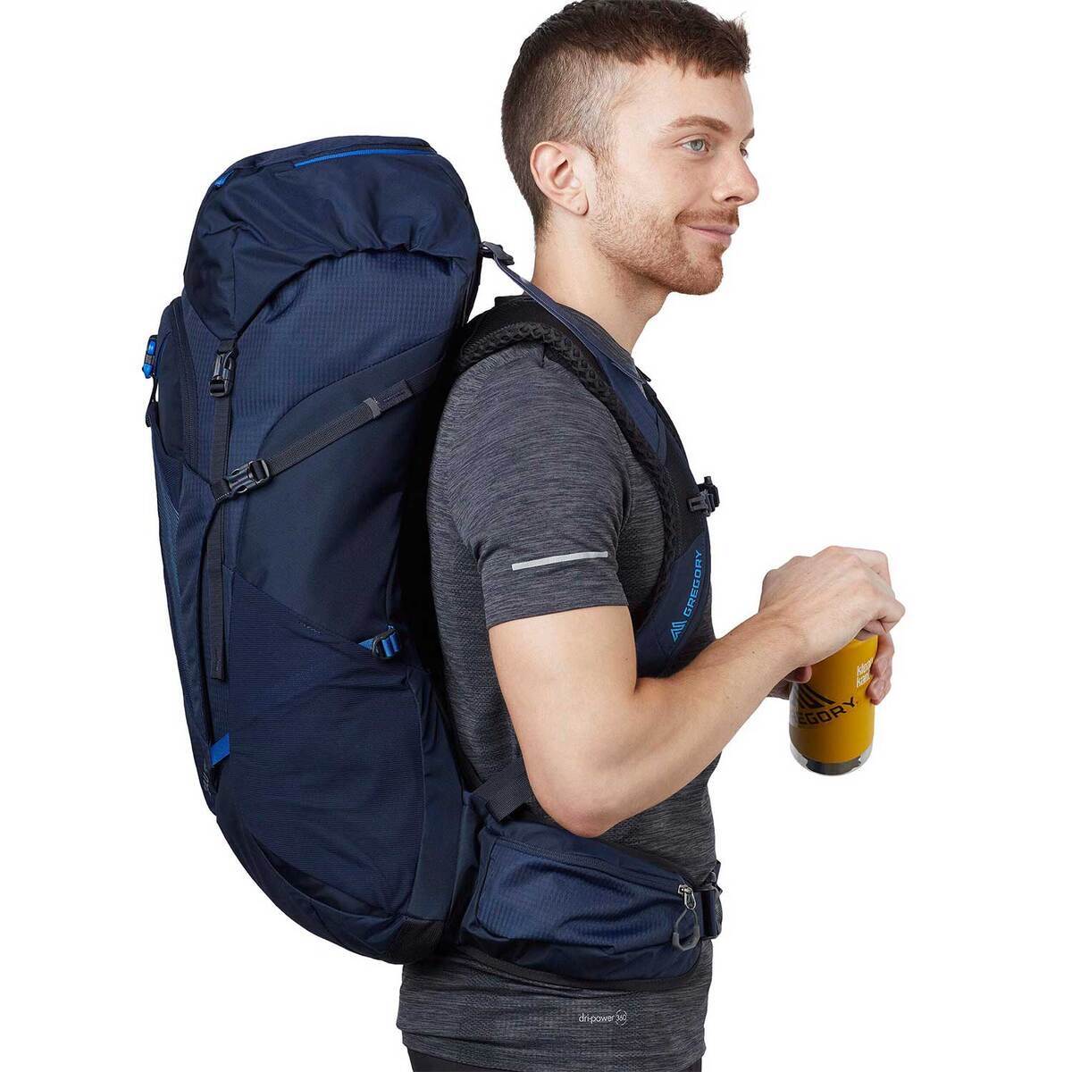 Gregory Zulu 45 Liter Backpacking Pack - Halo Blue, M/L