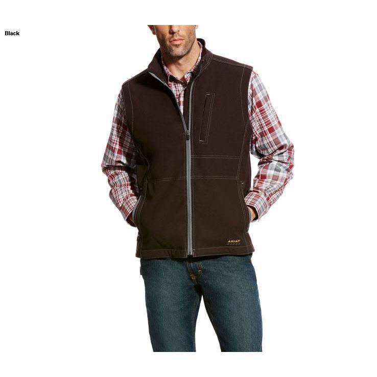 Ariat Men's Rebar Canvas Softshell Vest