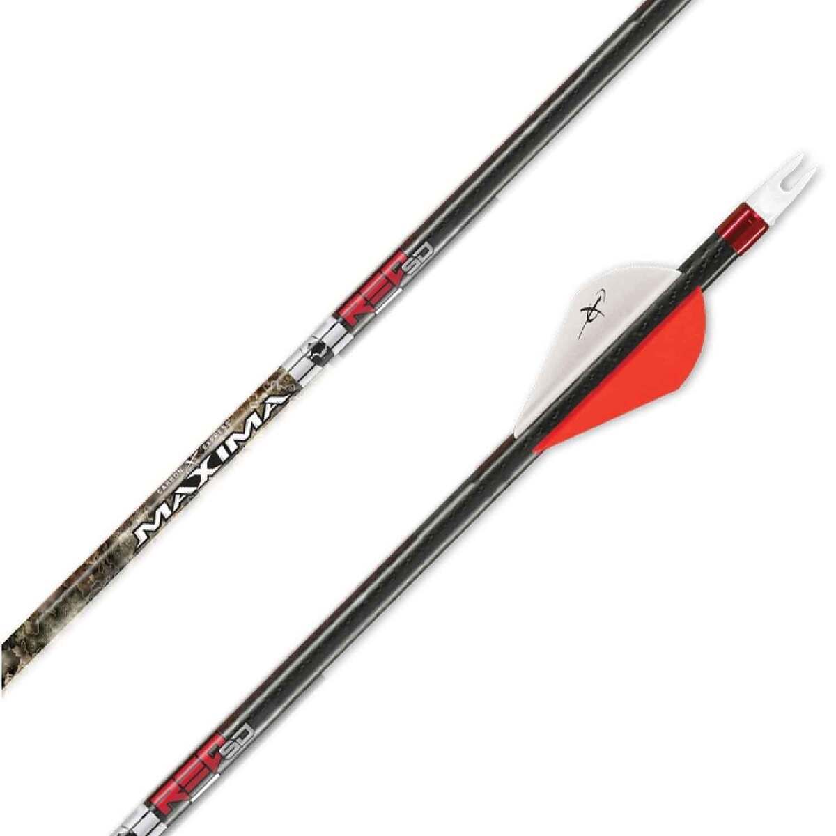 Carbon Express Maxima Red Contour 350 Spine Carbon Arrows - 12 Pack