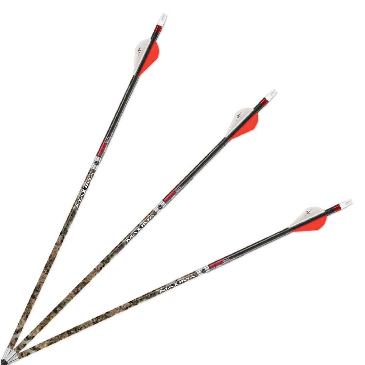 Carbon Express Maxima Red Contour 350 Spine Carbon Arrows - 12 Pack