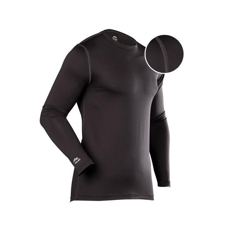 ColdPruf Men's Premium Performance Thermal Base Layer Long Sleeve Shirt - Black - S