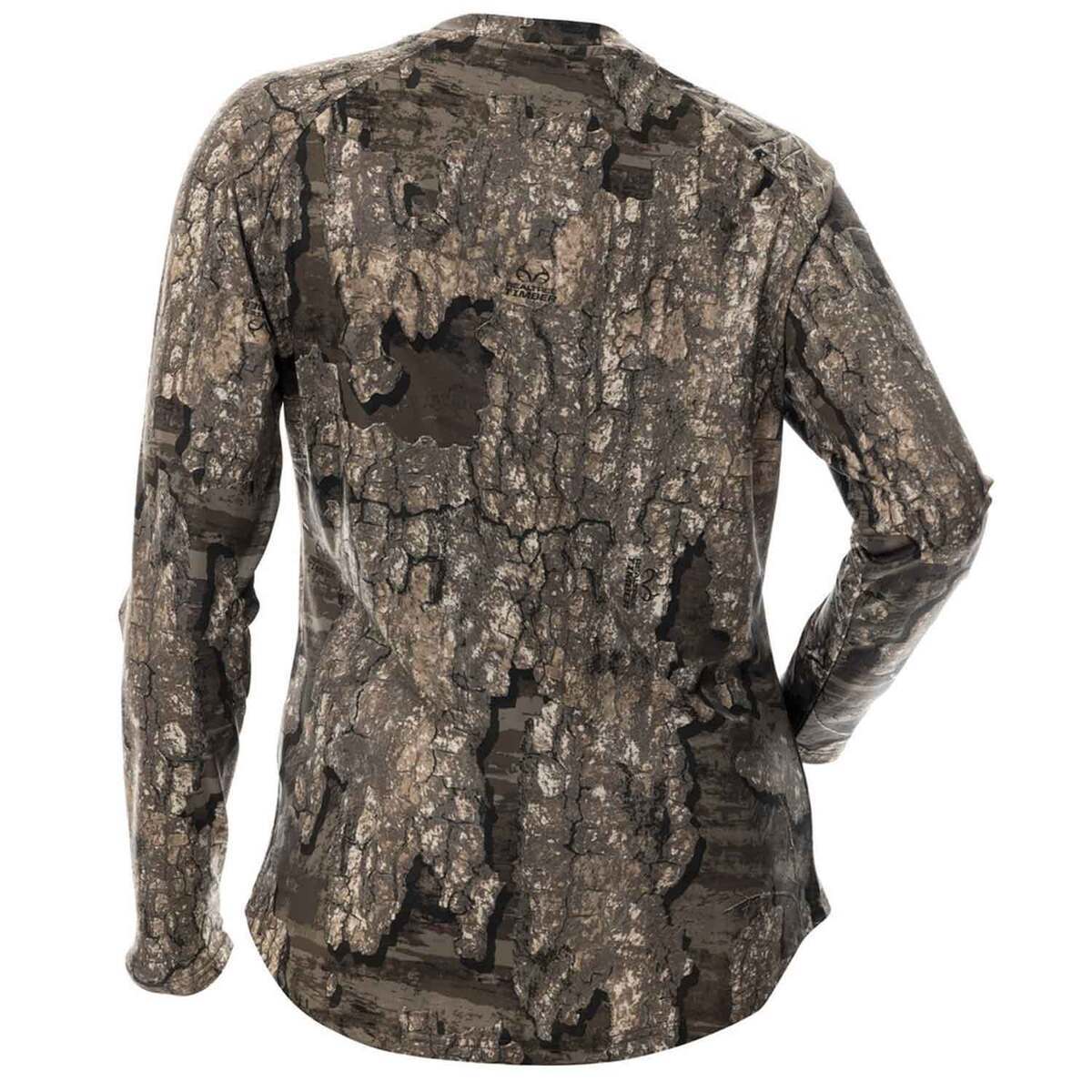 DSG Outerwear Women's Realtree Timber Camo Tech Hunting Shirt