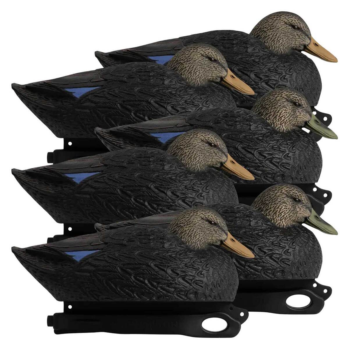 Hardcore Rugged Series Magnum Black Duck Decoys - 6 Pack