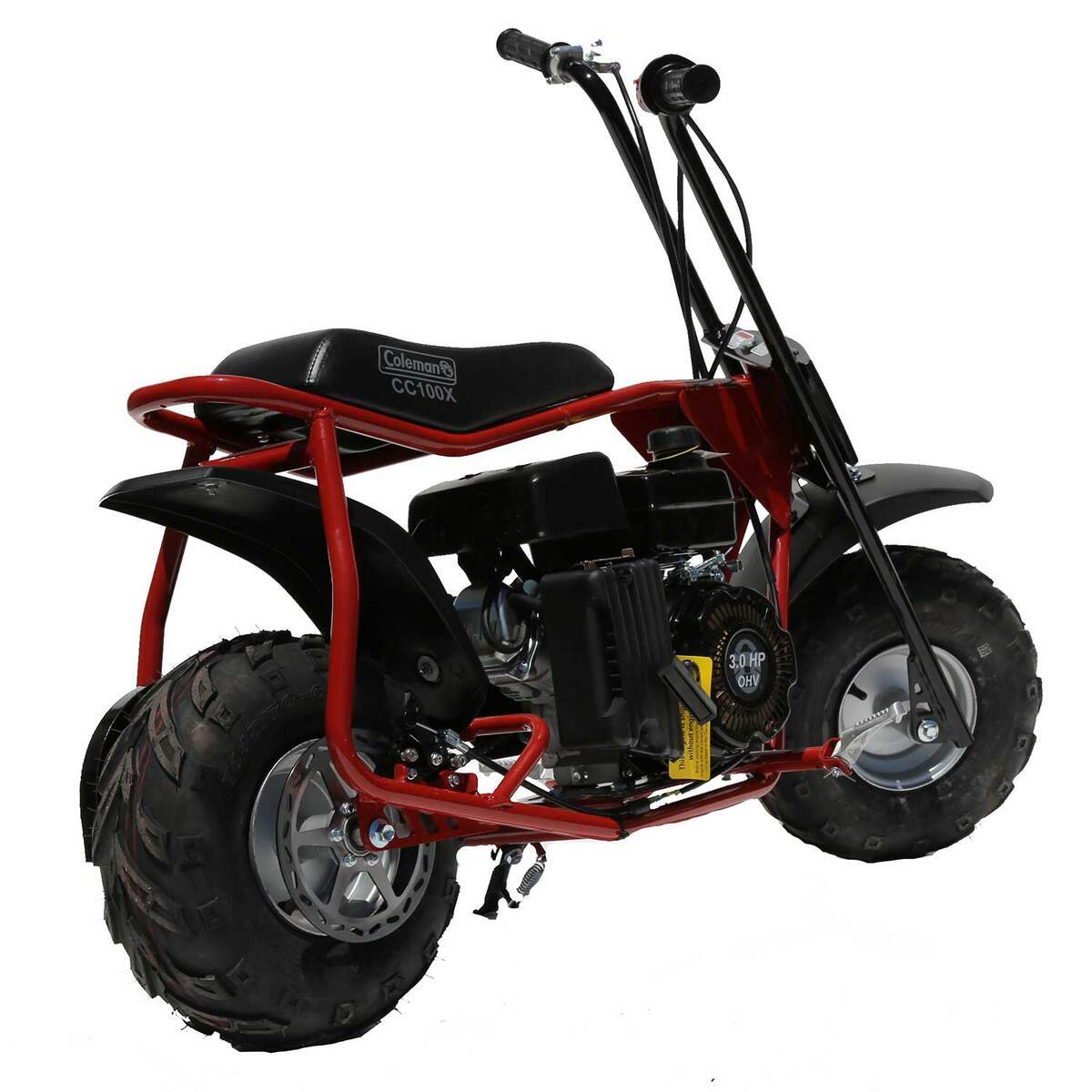 Coleman Powersports CC100X Mini Bike - Red 4 Coleman Powersports CC100X Mini Bike - Red