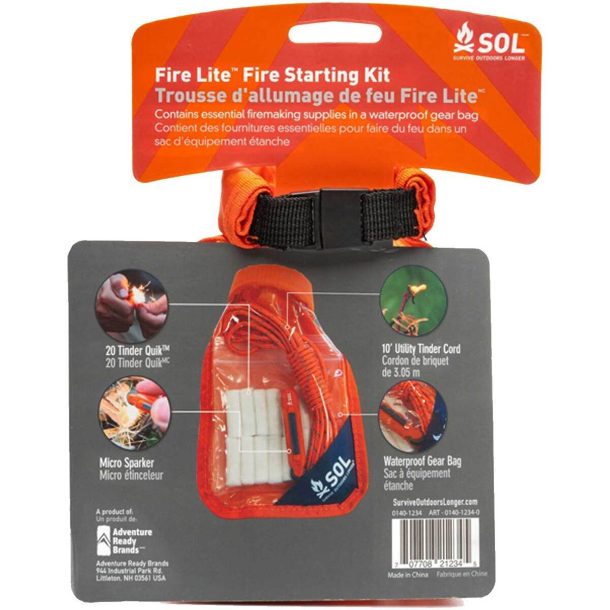 SOL Fire Lite Kit In Dry Bag 3 SOL Fire Lite Kit In Dry Bag
