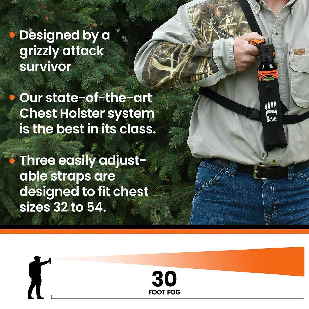 UDAP 9.2oz Bear Sprays 4 UDAP 9.2oz Bear Sprays