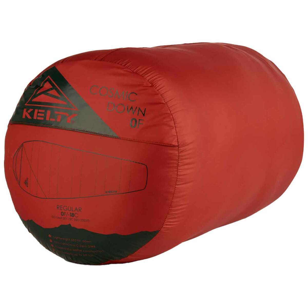 Kelty Cosmic Down 0F Degree Mummy Sleeping Bag - Red 5 Kelty Cosmic Down 0F Degree Mummy Sleeping Bag - Red