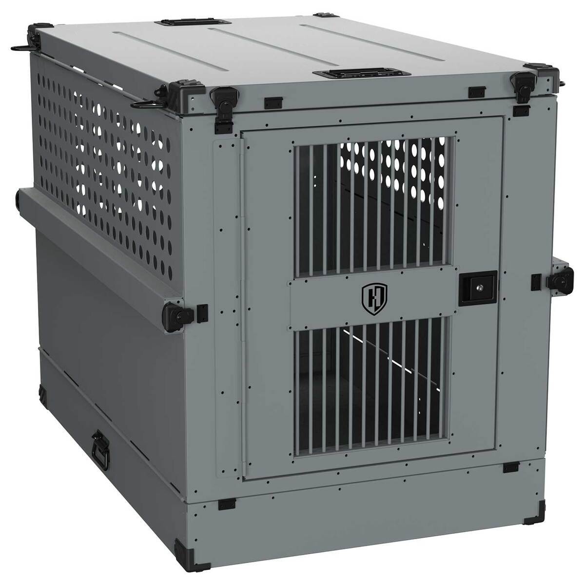 Hercules Aluminum Collapsible Dog Crate - 44in x 34in