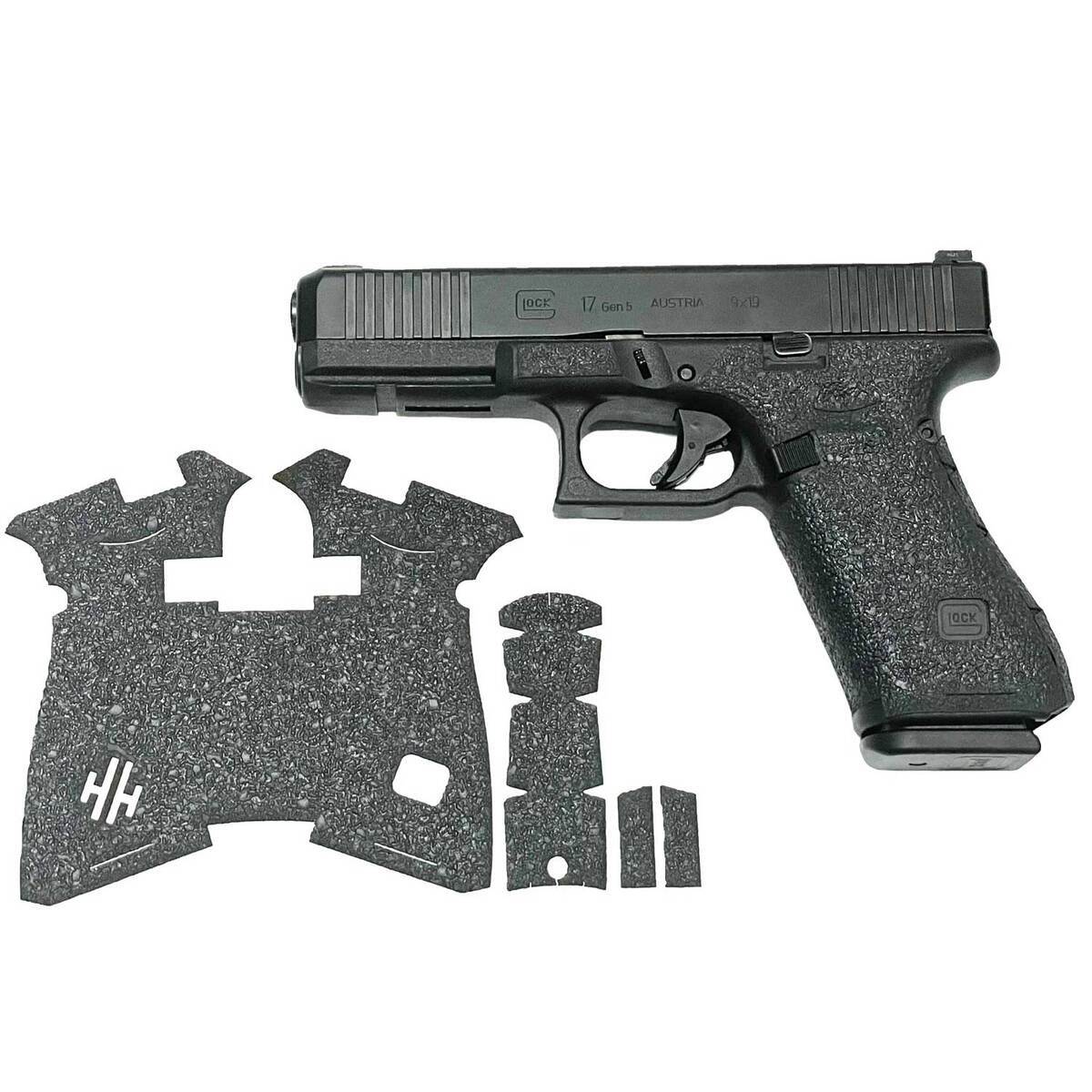 HandleItGrips Rubber Glock 17/22/34/35/47 Gen 5/Gen 5 MOS Pistol Grip Enhancement - Black