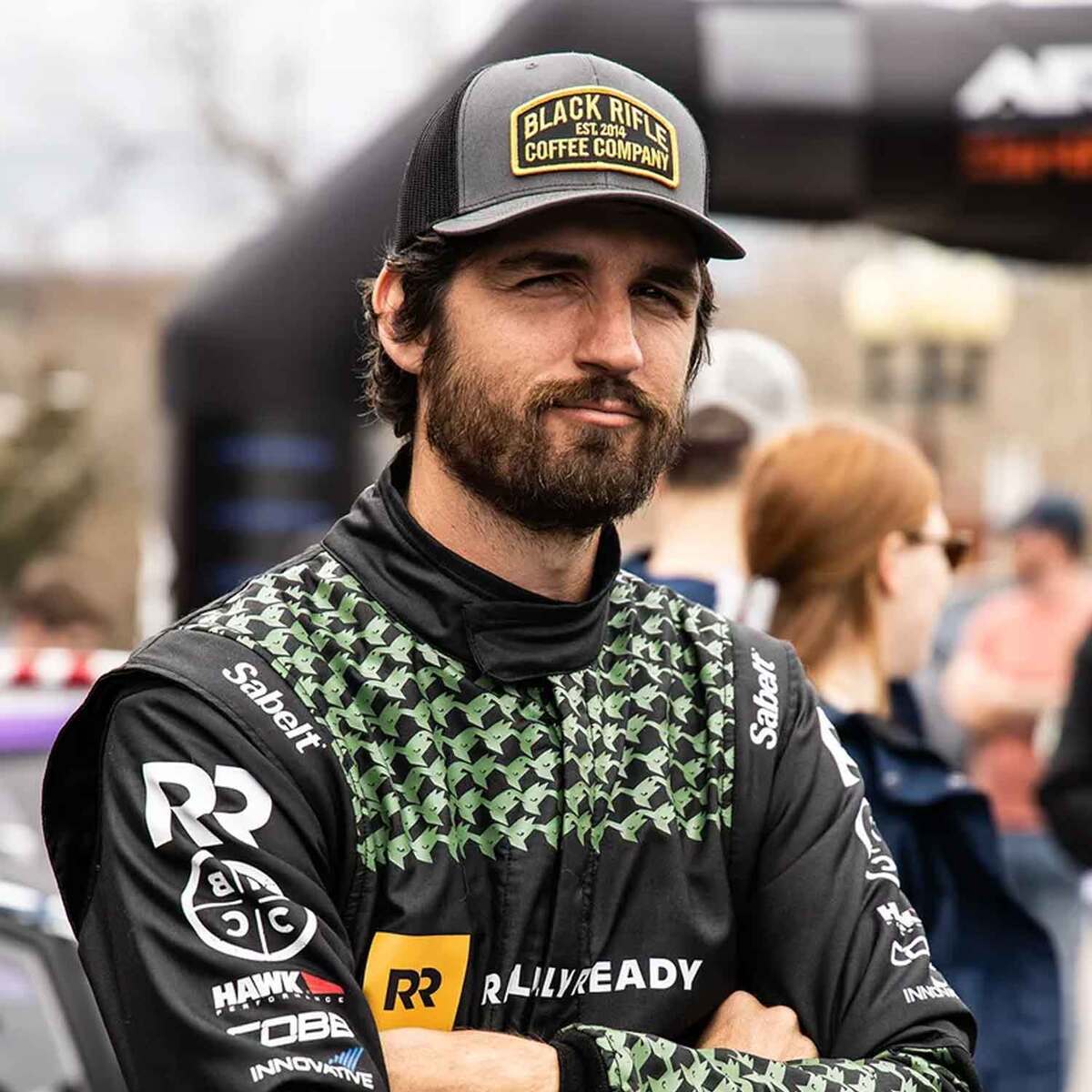 Black Rifle Coffee Company Men's Keystone Patch Adjustable Hat - Loden/Black - One Size Fits Most