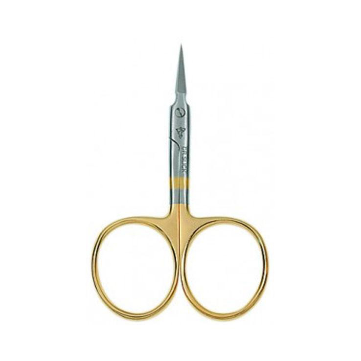 Dr. Slick Straight Tip Arrow Scissors - Gold, 3-1/2in