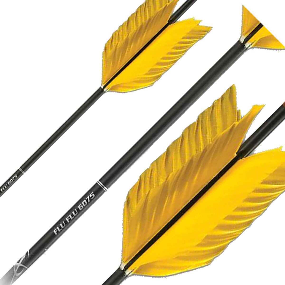 Carbon Express Flu Flu Carbon Arrows - 6 Pack