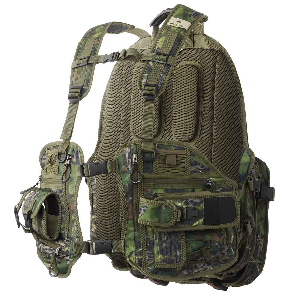 Nomad Men's Mossy Oak Shadow Leaf Bull Lounger Turkey Vest - One Size Fit Most 6 Nomad Men's Mossy Oak Shadow Leaf Bull Lounger Turkey Vest - One Size Fit Most