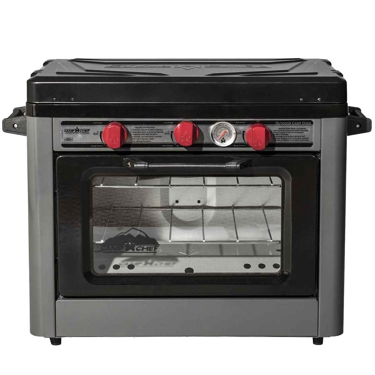 Camp Chef Deluxe 2 Burner Outdoor Oven - Gray