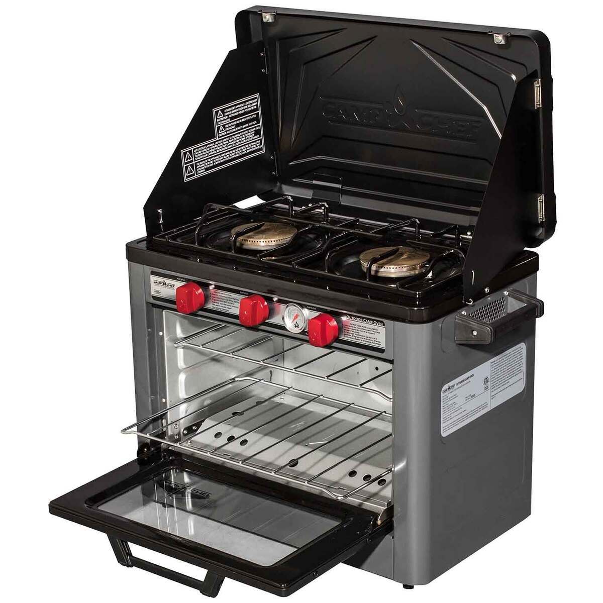 Camp Chef Deluxe 2 Burner Outdoor Oven - Gray
