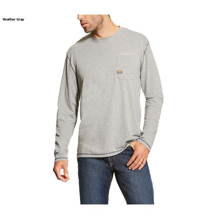 Ariat Men's Rebar Crew Long Sleeve Shirt