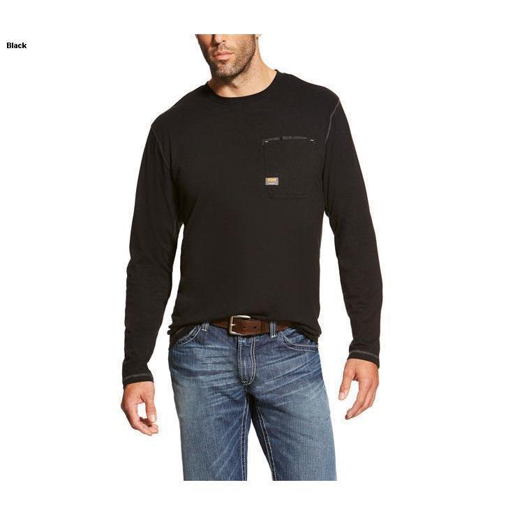 Ariat Men's Rebar Crew Long Sleeve Shirt