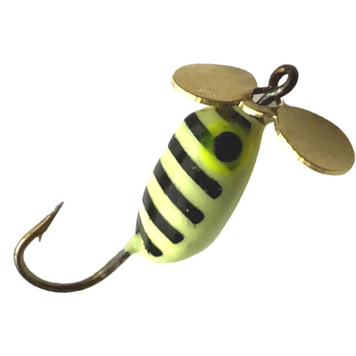 JB Lures Tungsten Spindrop Ice Fishing Lures 4 JB Lures Tungsten Spindrop Ice Fishing Lures