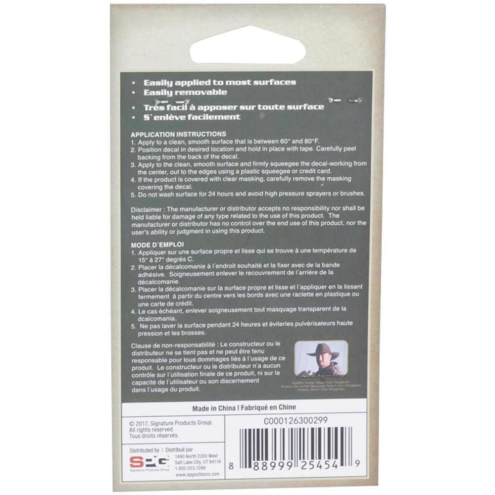 Browning Turkey 3 inch Silver Decal