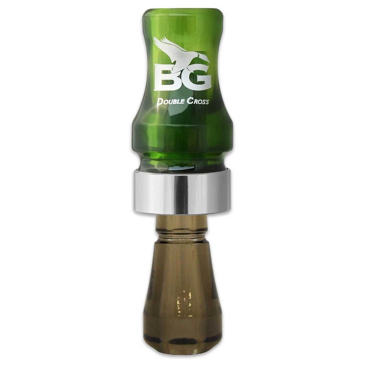 Buck Gardner Double Cross Acrylic/Polycarbonate Duck Call - Green