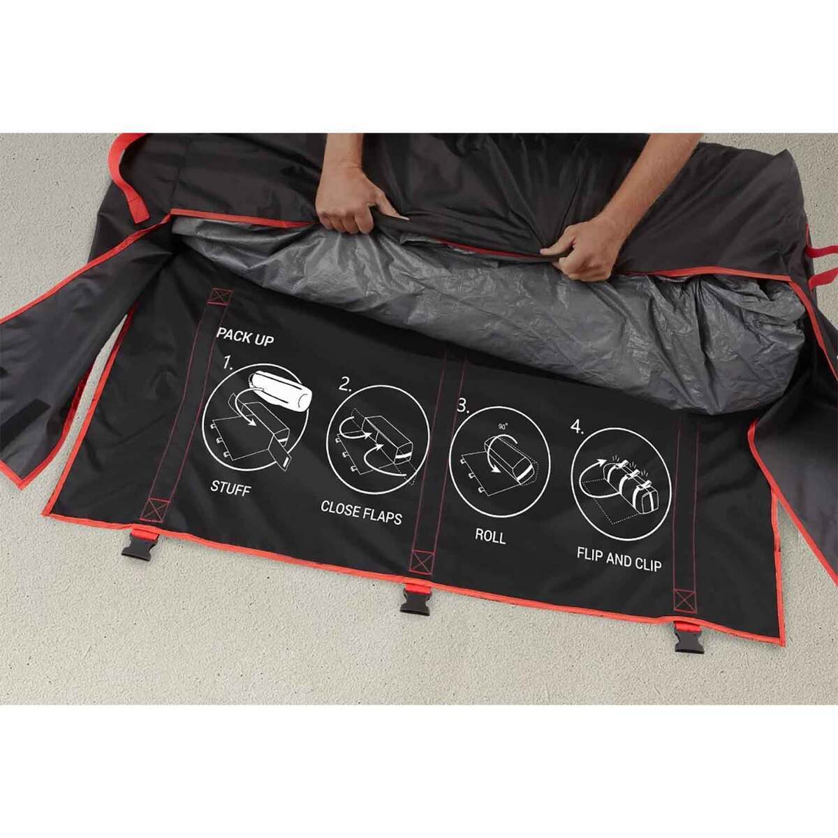 Coleman Skylodge 10-Person Instant Camping Tent - Blackberry