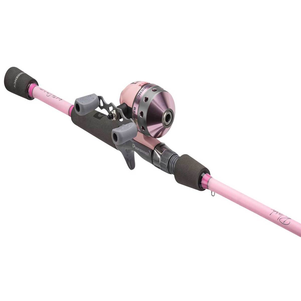 Profishiency Blush Micro Spincast Rod and Reel Combo - 5ft 10in, Medium Power, Fast Action, 2pc