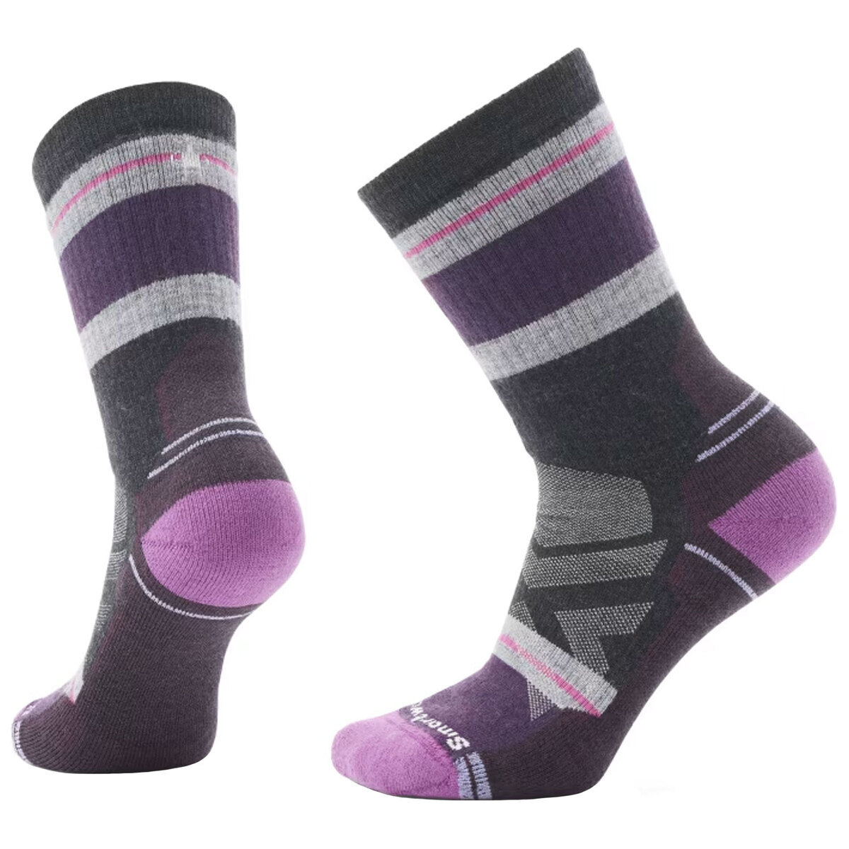 Smartwool Women's Saturnsphere Crew Hiking Socks - Charcoal - M
