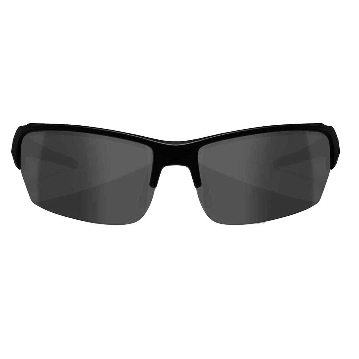 Wiley X WX Saint Shooting Glasses w/Interchangeable Lens - Matte Black Frame, Smoke Grey/Clear Lenses