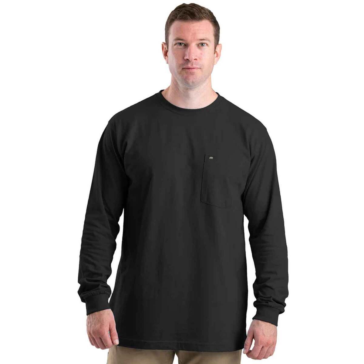 Berne Men's Heavyweight Pocket Long Sleeve Work Shirt