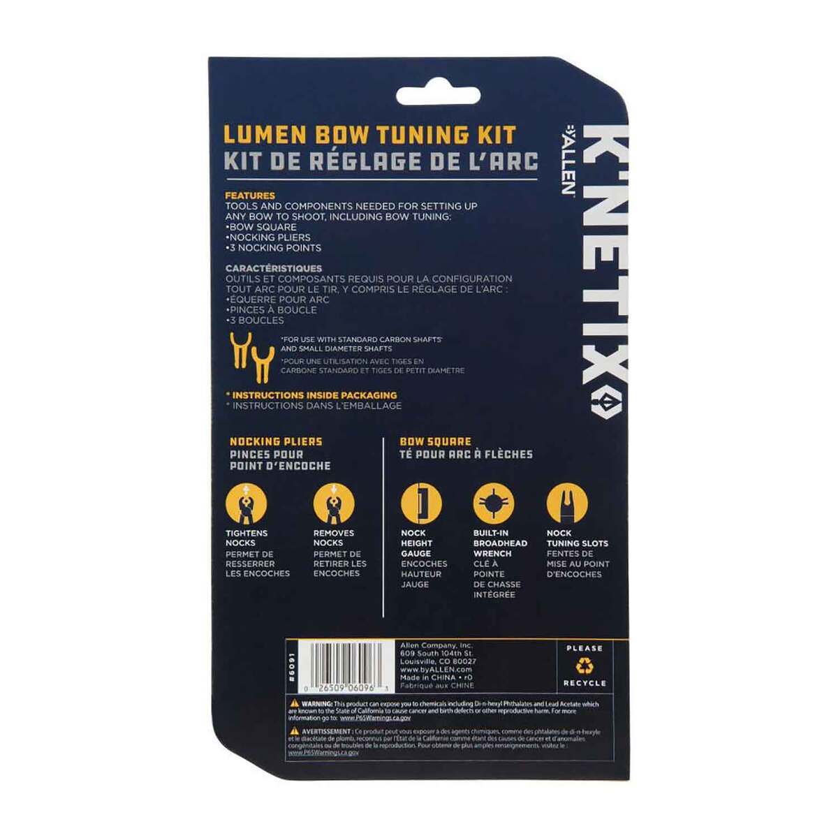 Allen K'Netix Lumen Bow Tuning Kit 3 Allen K'Netix Lumen Bow Tuning Kit