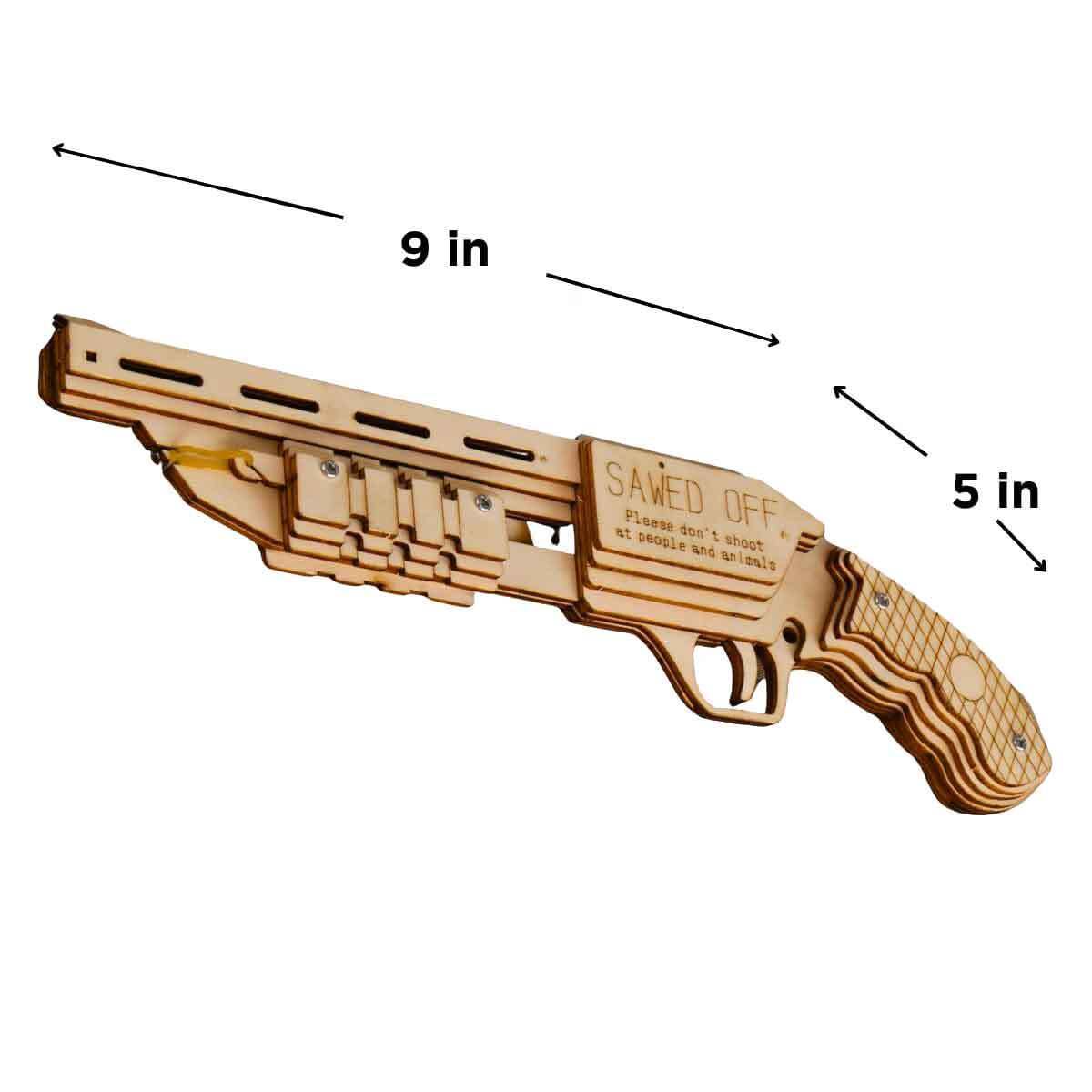 Caliber Gourmet Wood Shotgun Puzzle 4 Caliber Gourmet Wood Shotgun Puzzle